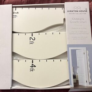 Cream Children's Growth Chart